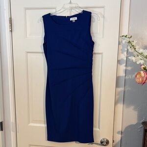 Calvin Klein Royal Blue Midi Dress